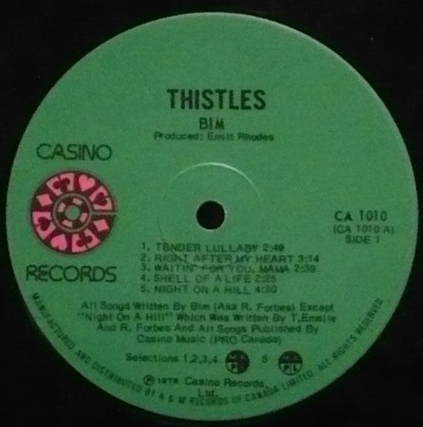Bim (8) : Thistles (LP, Album)