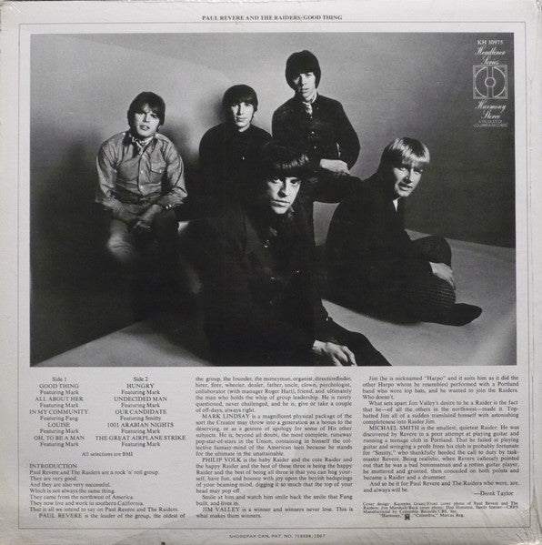 Paul Revere & The Raiders : Good Thing (LP, Album, RE)