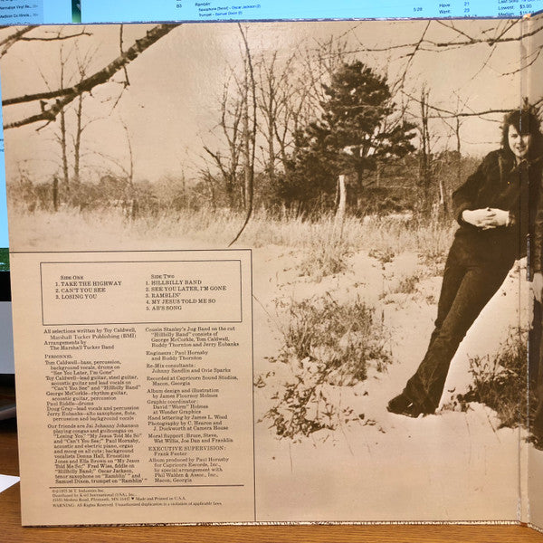 The Marshall Tucker Band : The Marshall Tucker Band (LP, Album, Gat)