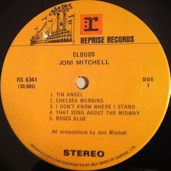 Joni Mitchell : Clouds (LP, Album, RE, Gat)