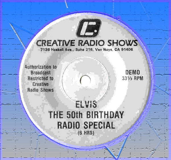 Elvis Presley, Buddy Holly : Elvis: The 50th Birthday Radio Special (Demo) / The Day The Music Died: Buddy Holly Radio Special (Demo) (7", Promo)