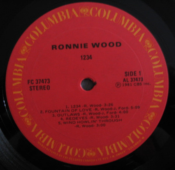 Ronnie Wood* : 1234 (LP, Album)