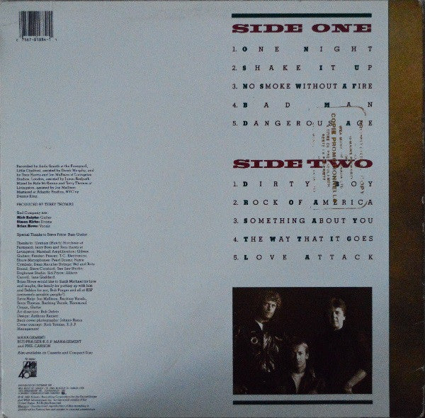 Bad Company (3) : Dangerous Age (LP, Album)