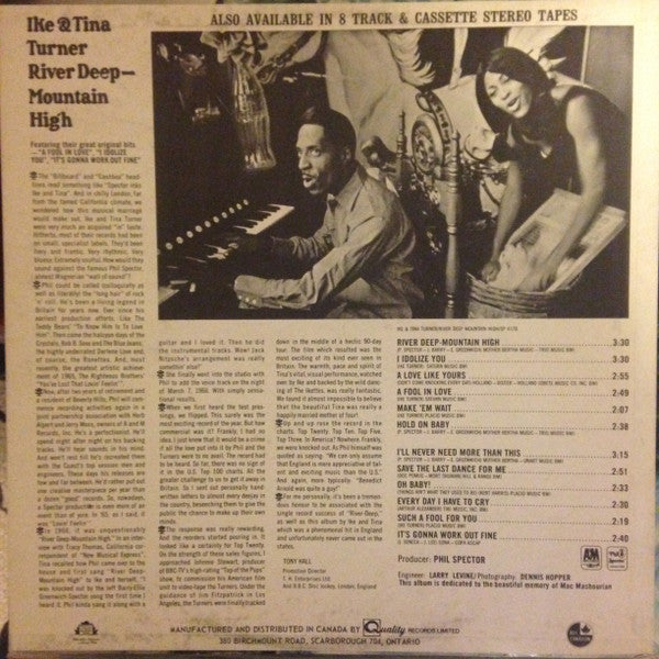 Ike & Tina Turner : River Deep - Mountain High (LP, Album)