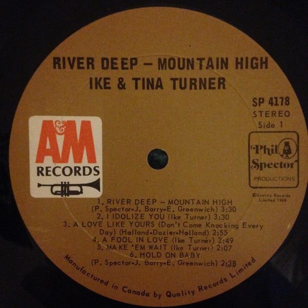 Ike & Tina Turner : River Deep - Mountain High (LP, Album)