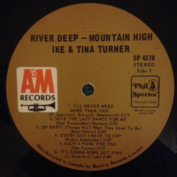 Ike & Tina Turner : River Deep - Mountain High (LP, Album)