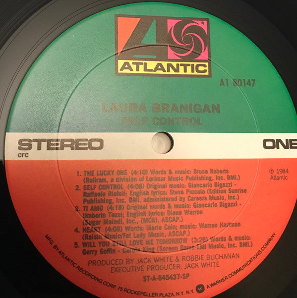 Laura Branigan : Self Control (LP, Album, Club)