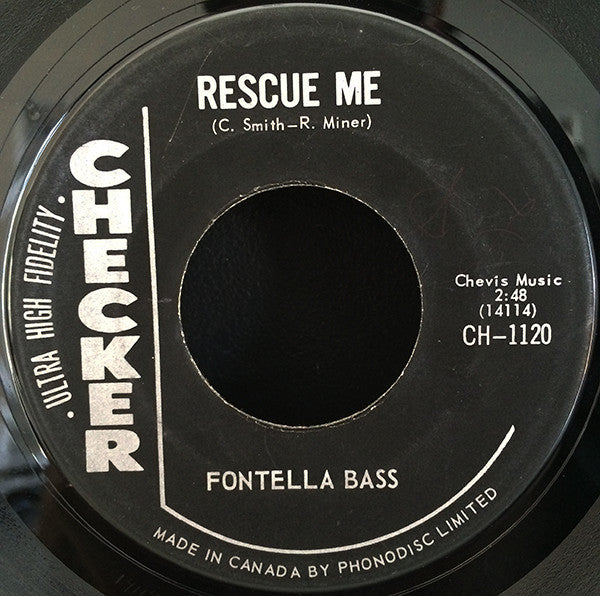 Fontella Bass : Rescue Me / Soul Of The Man (7", Single, Mono)