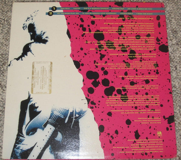 Johnny Lovesin : Tough Breaks (LP, Album)