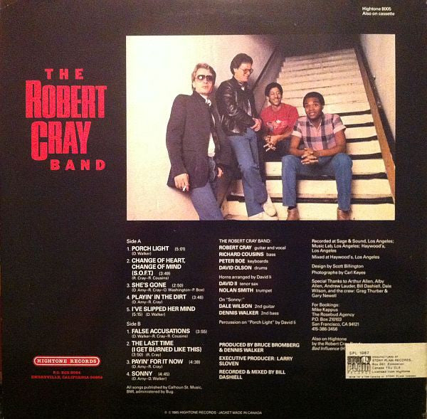 The Robert Cray Band : False Accusations (LP, Album)