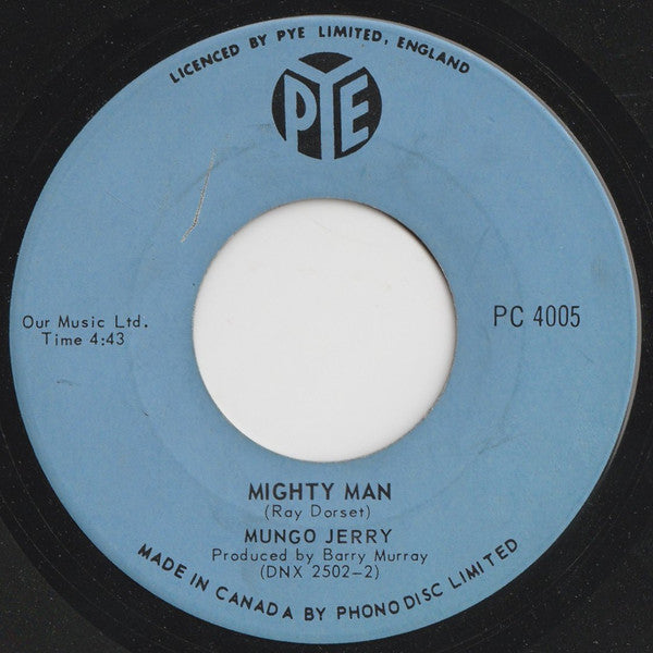 Mungo Jerry : In The Summertime (7", Single)