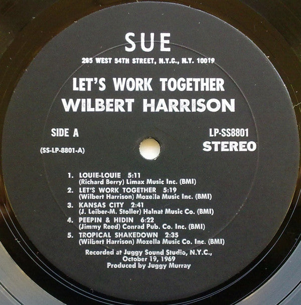 Wilbert Harrison : Let's Work Together (LP, Album, Mon)