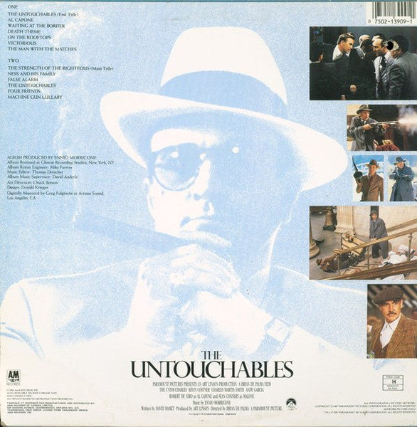 Ennio Morricone : The Untouchables (Original Motion Picture Soundtrack) (LP, Album)