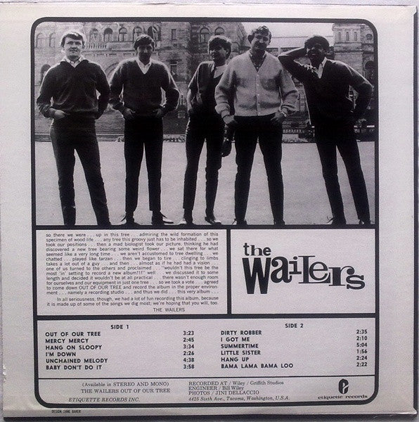 The Wailers (2) : Out Of Our Tree (LP, Album, Mono, RP)