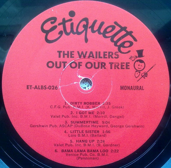 The Wailers (2) : Out Of Our Tree (LP, Album, Mono, RP)