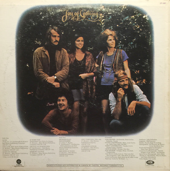Joy Of Cooking : Joy Of Cooking (LP, Album)