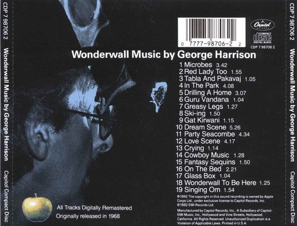 George Harrison : Wonderwall Music (CD, Album, RE, RM)