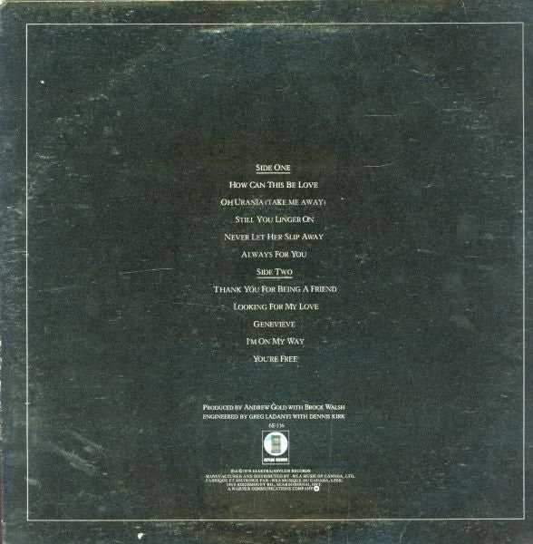 Andrew Gold : All This And Heaven Too (LP, Album)