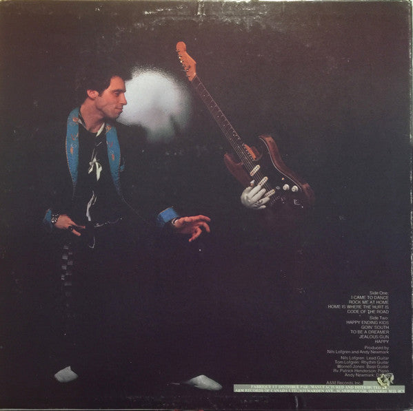 Nils Lofgren : I Came To Dance (LP, Album)