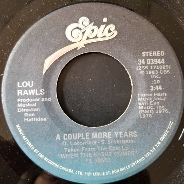 Lou Rawls : Upside Down (7")