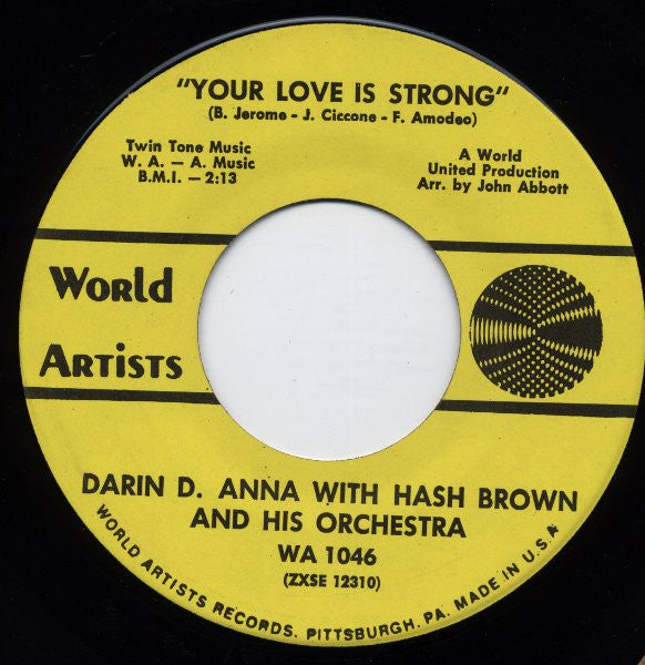 Darin D. Anna With Hash Brown & His Orchestra : Bimbo (7")