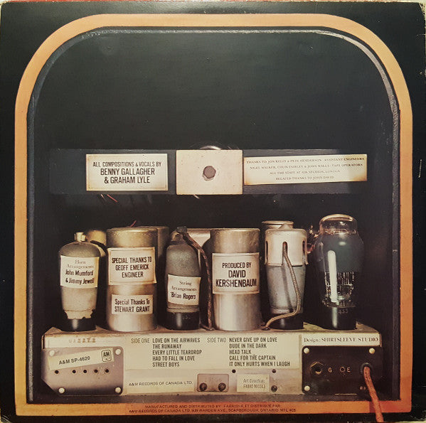 Gallagher & Lyle : Love On The Airwaves (LP, Album)