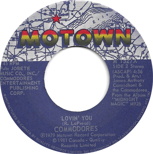 Commodores : Oh No (7", Single)