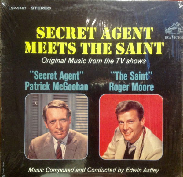 Edwin Astley : Secret Agent Meets The Saint (Original Music From The TV Shows) (LP)