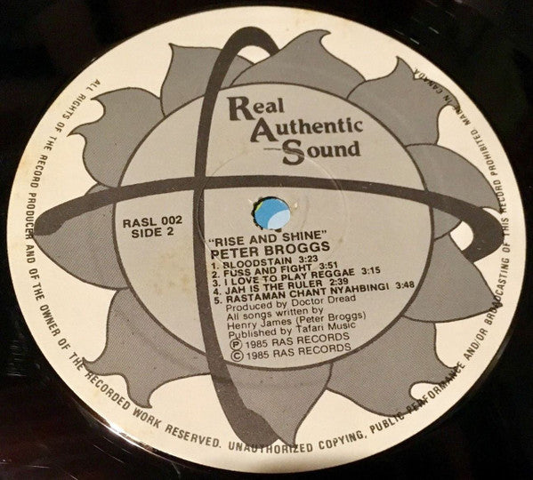 Peter Broggs : Rise And Shine (LP, Album)