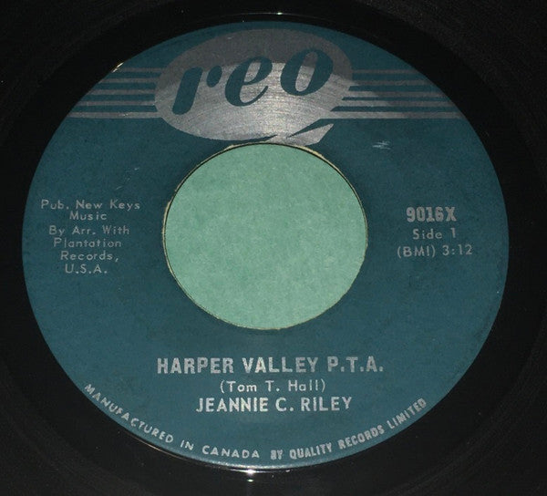Jeannie C. Riley : Harper Valley P.T.A. (7", Single, Mono)