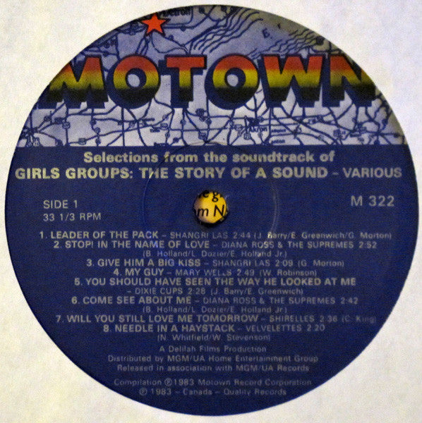 Various : Selections From The Soundtrack Of Girl Groups: The Story Of A Sound (LP, Comp)