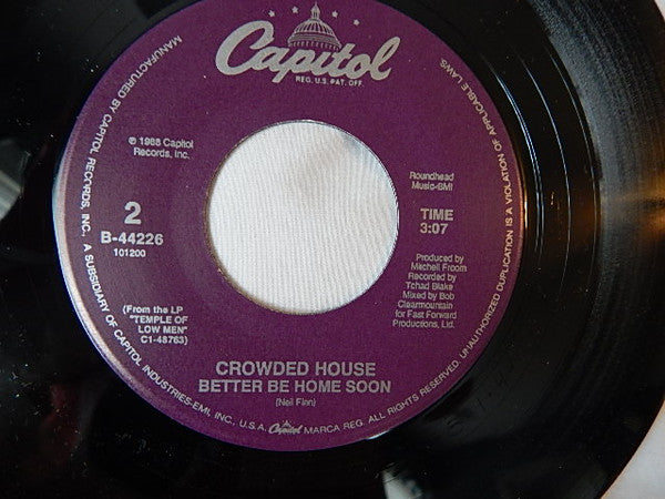 Crowded House : Into Temptation (7", Single)
