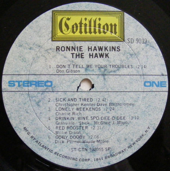 Ronnie Hawkins : The Hawk (LP, Album, Spe)