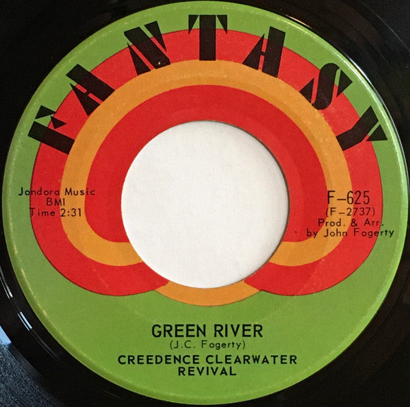 Creedence Clearwater Revival : Green River (7", Single)