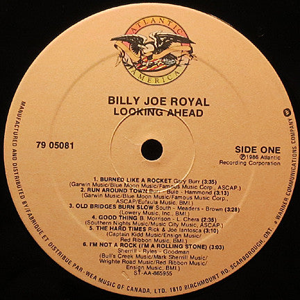 Billy Joe Royal : Looking Ahead (LP)