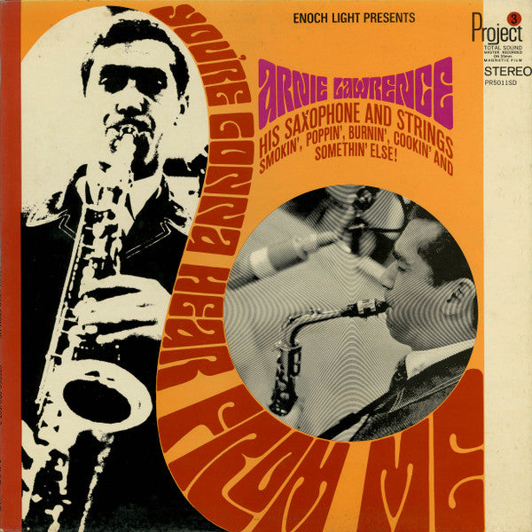 Arnie Lawrence : You're Gonna Hear From Me (LP, Album, Gat)