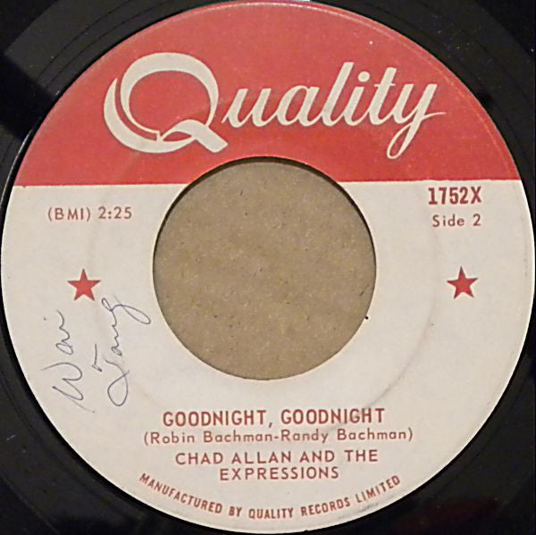 Chad Allan & The Expressions - The Guess Who : Hey Ho What You Do To Me (7", Single)