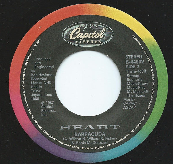 Heart : Alone (7")