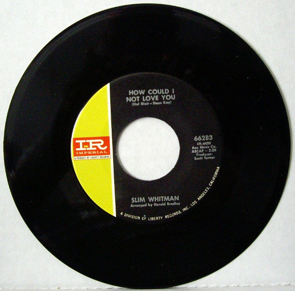 Slim Whitman : Rainbows Are Back In Style (7")
