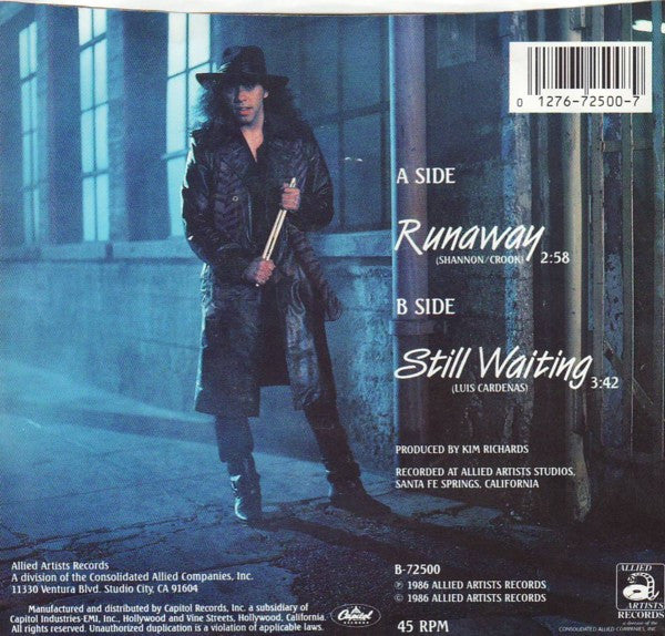 Luis Cardenas : Runaway (7", Single, Promo)