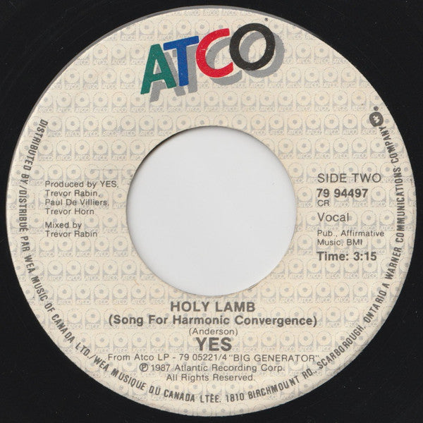 Yes : Love Will Find A Way (7", Single)