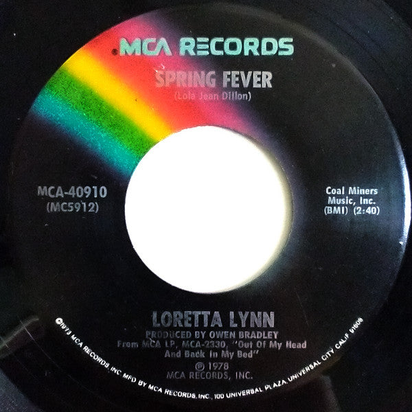 Loretta Lynn : God Bless The Children / Spring Fever (7", Single)