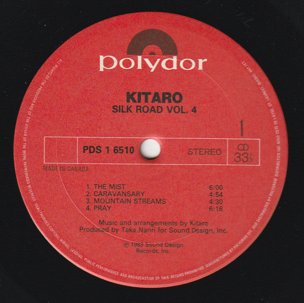 Kitaro : Silk Road IV - Ten Jiku (LP, Album)