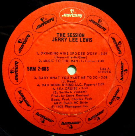 Jerry Lee Lewis : The Session Recorded In London With Great Guest Artists (2xLP, Album)