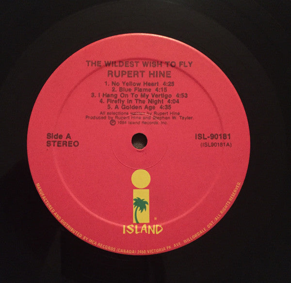 Rupert Hine : The Wildest Wish To Fly (LP, Album)
