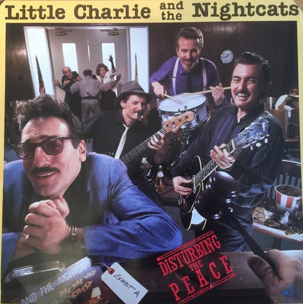 Little Charlie And The Nightcats : Disturbing The Peace (LP, Album)