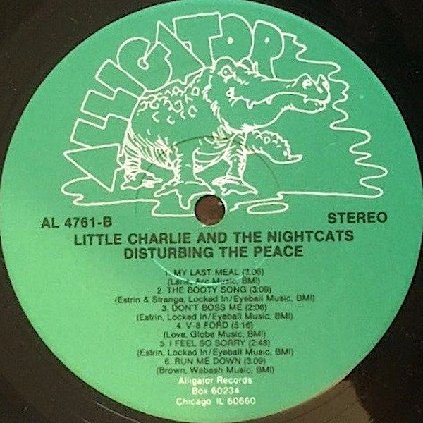 Little Charlie And The Nightcats : Disturbing The Peace (LP, Album)
