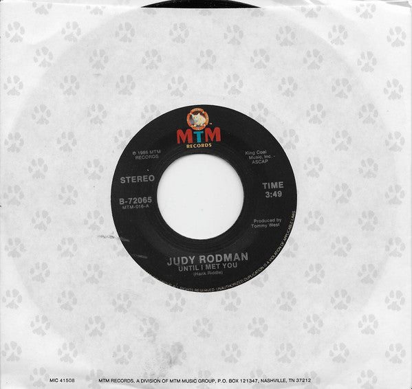 Judy Rodman : Until I Met You (7", Single)