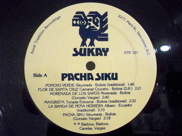 Sukay : Pacha Siku Traditional Music Of The Andes (LP)