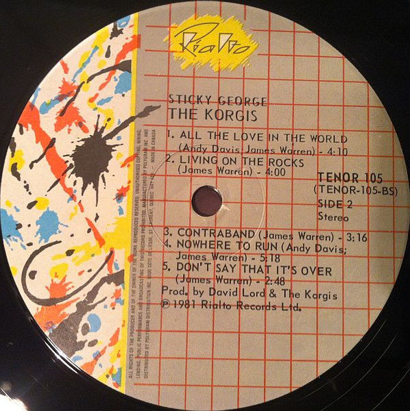 The Korgis : Sticky George (LP, Album)